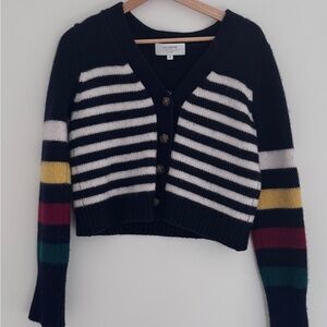 La Ligne Women's Striped Black Sweater